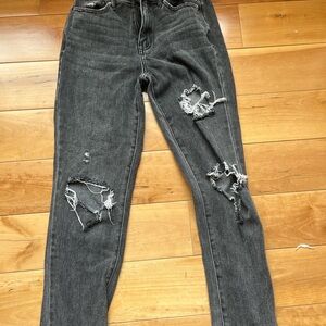 American Eagle Outfitters Black Straight Leg Jeans